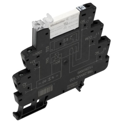 Weidmüller Electromechanical Interface Relay, DIN Rail Mount, 230V Coil, SPDT, 3.5mA Coil Current 1122820000