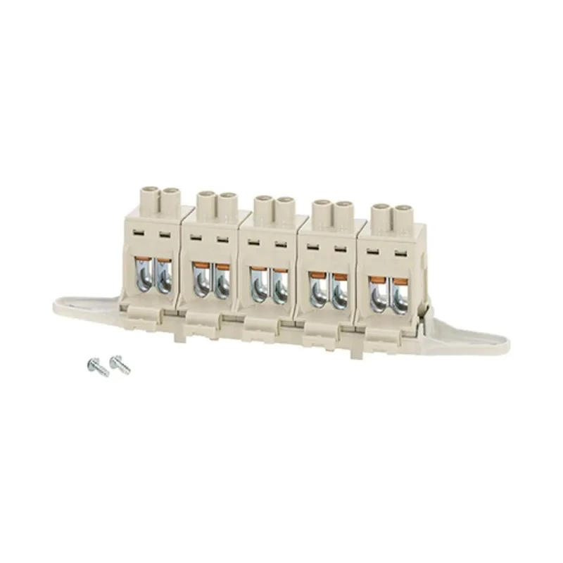HENSEL DK Series Non-Fused Terminal Block 5-Way 35mm² 6mm² Wire 102A Screw DKKS25