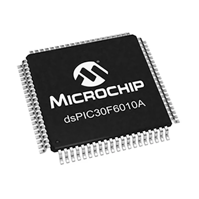 Microchip 16 bit dsPIC dsPIC30F Microcontroller 25 MHz 144kB FLASH 80-Pin TQFP DSPIC30F6010A-30I/PF