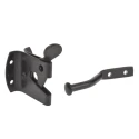 RS PRO Steel Lockable Gate Latch 110mm Length 51mm Width 49mm Depth Epoxy Powder Coated 894-6768