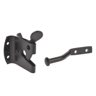 RS PRO Steel Lockable Gate Latch 110mm Length 51mm Width 49mm Depth Epoxy Powder Coated 894-6768