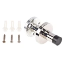 RS PRO Silver Stainless Steel Door Stop 80 mm Long 894-6907
