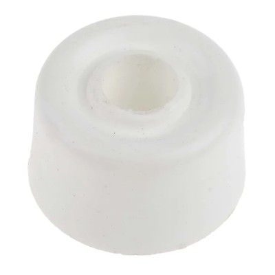RS PRO White Polyvinyl Chloride Round Door Stop 32 mm Diameter 894-6929