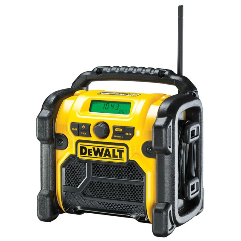 DeWALT Work Site Digital Radio DAB 18V Compact with USB Charging DCR020-GB