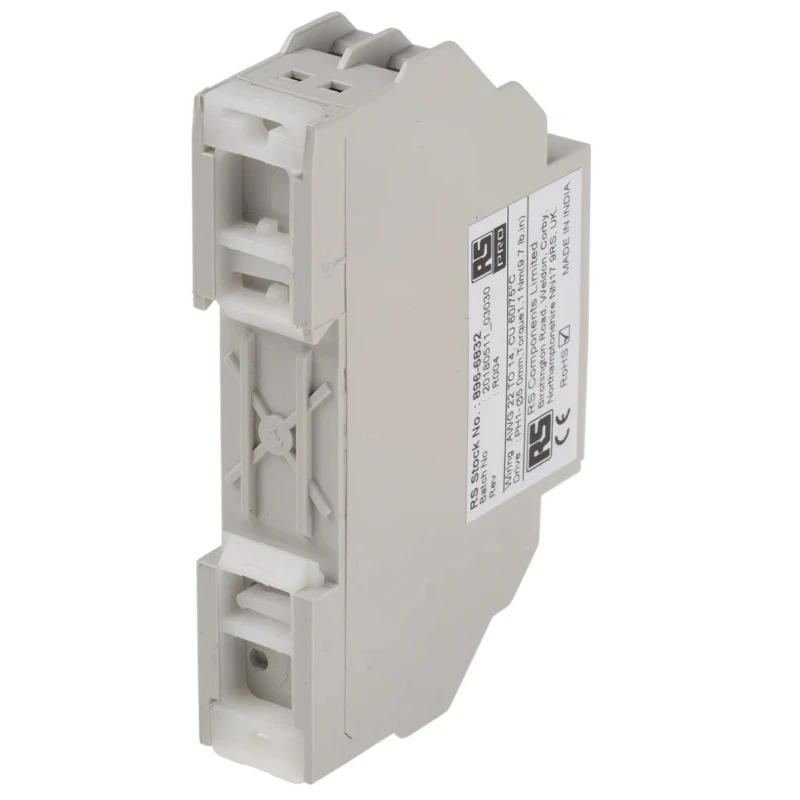 RS PRO DIN Rail Timer Relay 2-Contact, 24 V DC, 240 V AC, 415 V AC, 3 to 120 s Time Range, 1-Function, 2SPNO Switch 896-6832