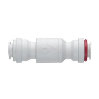 John Guest Acetal Copolymer Push-in Check Valve 1/4 in, 10 bar 1/4SCV