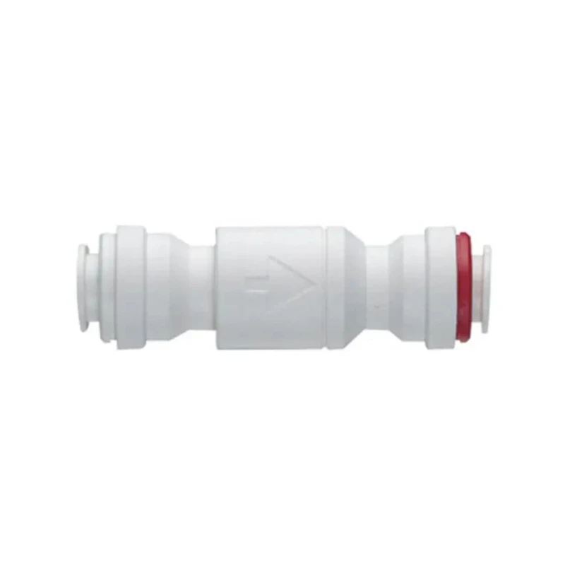John Guest Acetal Copolymer Push-in Check Valve 1/4 in, 10 bar 1/4SCV