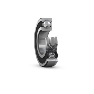 SKF Single Row Deep Groove Ball Bearing 30 mm ID, 55 mm OD, 13 mm Width, Sealed, Stainless Steel Balls W 6006-2RS1