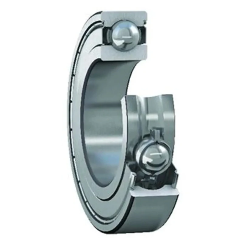 SKF Single Row Deep Groove Ball Bearing 25 mm ID, 52 mm OD, 15 mm Width, Stainless Steel Cage W 6205-2RS1