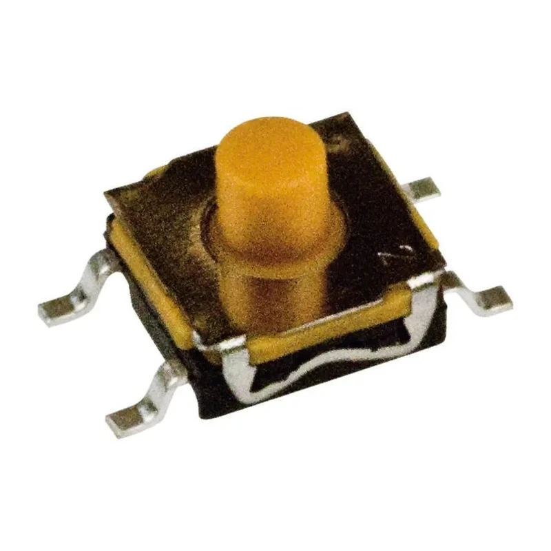 C & K IP67 Black Tactile Switch Tactile 2.3 mm Actuator Length SPST 50mA 24V dc Surface Mount KSC421G 70SH LFS