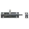 RS PRO Door Bolt Barrel Brass Chrome Finish 75mm 893-8663