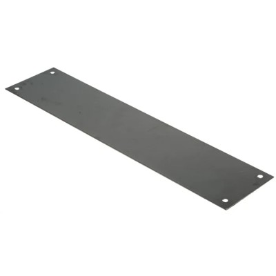 RS PRO Stainless Steel Screw Push Plate 330mm Length, 75mm Width 894-6939