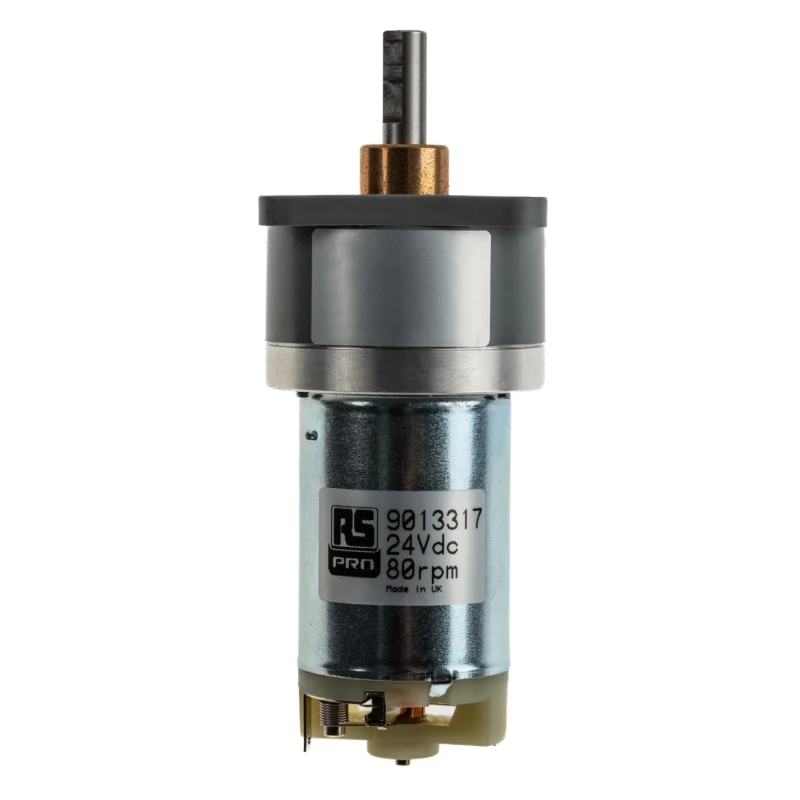 RS PRO Brushed Geared DC Geared Motor 24 V dc 4.02 W 80 rpm 6 mm Shaft Diameter 901-3317