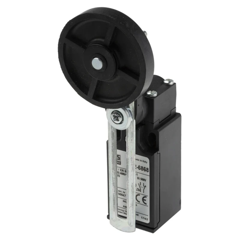 RS PRO Adjustable Roller Lever Limit Switch, 1 NO/1 NC, IP65, Fibreglass Reinforced Thermoplastic Housing, 400V AC, 10A IP65