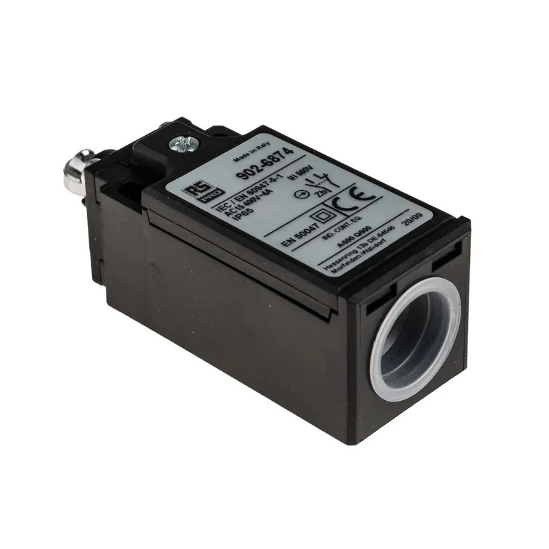 RS PRO Roller Plunger Limit Switch 1 NO/1 NC, IP65, Fibreglass Reinforced Thermoplastic Housing, 400V AC, 10A IP65