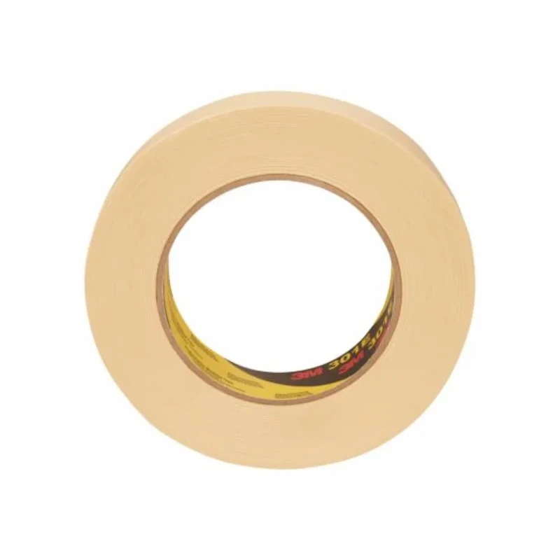 3M Beige Scotch Masking Tape Paper Backing Rubber Adhesive 36mm x 50m Maximum Operating Temperature 100°C 301E36