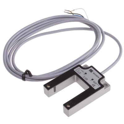 RS PRO Through Beam Photoelectric Sensor Fork Sensor 30 mm Detection Range NPN NO Output IP67 Protection 903-3939
