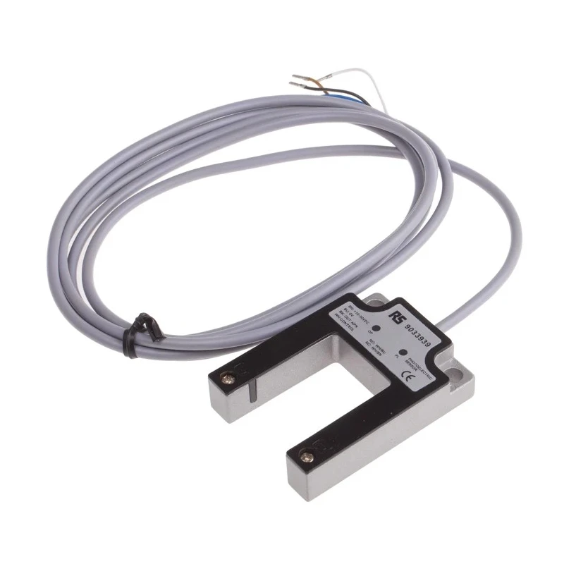 RS PRO Through Beam Photoelectric Sensor Fork Sensor 30 mm Detection Range NPN NO Output IP67 Protection 903-3939