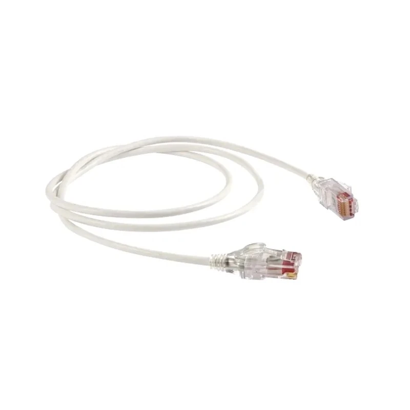 HellermannTyton Connectivity Ethernet Cable, White Low Smoke Zero Halogen Jacket, 1 m Length, Unshielded Unscreened Cat6
