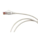 HellermannTyton Connectivity Ethernet Cable, White Low Smoke Zero Halogen Jacket, 1 m Length, Unshielded Unscreened Cat6