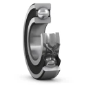SKF Single Row Deep Groove Ball Bearing, 5 mm ID, 14 mm OD, 5 mm Race Width, Sealed, Stainless Steel W 605-2RS1