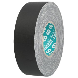 Advance Tapes High Specification Polycoated Cloth Tape 50m x 12mm Black Matt Finish AT160