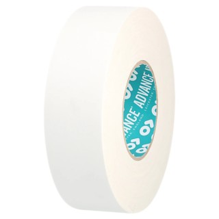 Advance Tapes High Specification Polycoated Cloth Tape, White, 19mm x 50m, Natural Rubber Adhesive, Matt Finish AT160