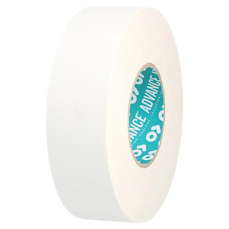 Advance Tapes High Specification Polycoated Cloth Tape, White, 19mm x 50m, Natural Rubber Adhesive, Matt Finish AT160