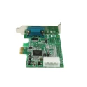 StarTech.com 3 Port PCIe RS232 Serial Card Native Single Chip Design 460.8kbps 