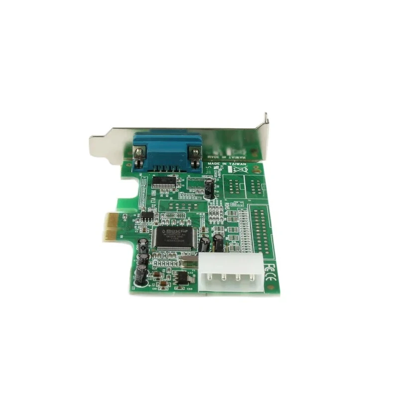 StarTech.com 3 Port PCIe RS232 Serial Card Native Single Chip Design 460.8kbps 
