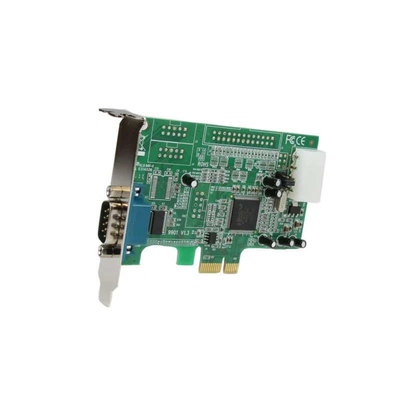 StarTech.com 3 Port PCIe RS232 Serial Card Native Single Chip Design 460.8kbps 