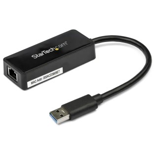 StarTech.com USB 3.0 1000Mbps Network Speed USB Ethernet Adapter, 14.5 cm Cable, Black USB31000SPTB