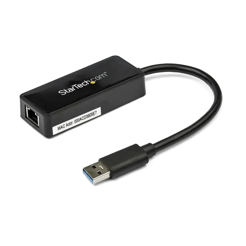 StarTech.com USB 3.0 1000Mbps Network Speed USB Ethernet Adapter, 14.5 cm Cable, Black USB31000SPTB