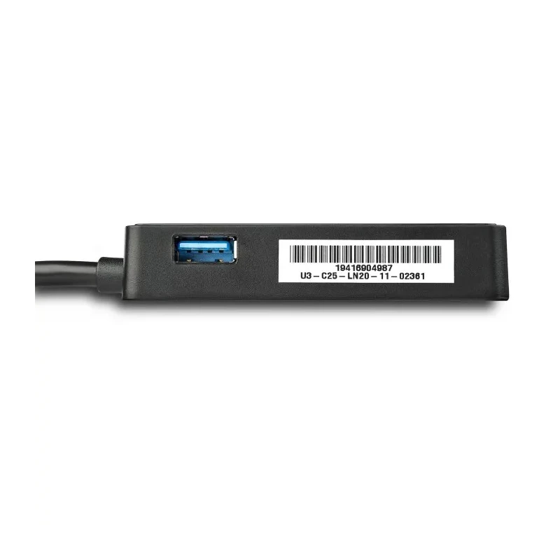StarTech.com USB 3.0 1000Mbps Network Speed USB Ethernet Adapter, 14.5 cm Cable, Black USB31000SPTB