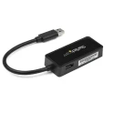 StarTech.com USB 3.0 1000Mbps Network Speed USB Ethernet Adapter, 14.5 cm Cable, Black USB31000SPTB