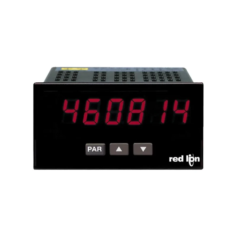 Red Lion 6 Digit Bi-Directional Electronic Panel Mount Counter with Manual Reset and Dual Relay Output PAXLCR00
