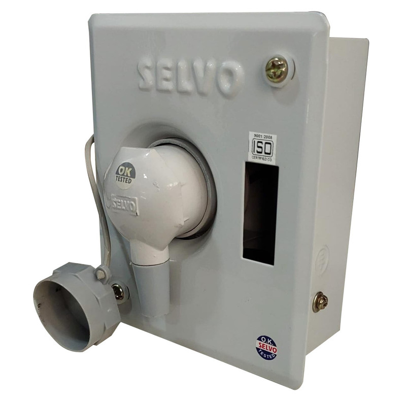 selvo-20-amps-spn-distribution-board-with-two-pin-metal-clad-industrial-plug-and-socket-without-fitted-mcb-gselacd11071-57492