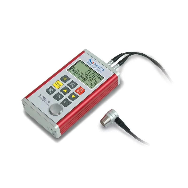 Sauter TU 80-0.01US Thickness Meter 0.75 mm - 80 mm ±0.005 % Accuracy, 0.01 mm Resolution, LCD Display