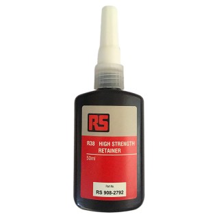 RS Pro Green R38 High Strength Retaining Compound Liquid Bottle 50 ml 150°C -55°C 908-2792