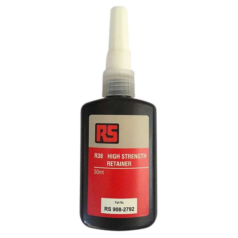 RS Pro Green R38 High Strength Retaining Compound Liquid Bottle 50 ml 150°C -55°C 908-2792