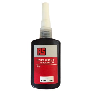 RS PRO Purple Threadlocking Adhesive 50 ml Bottle Low Strength -55°C to 150°C Cure Time 12 h 908-2764