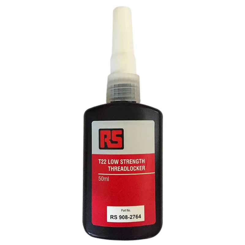 RS PRO Purple Threadlocking Adhesive 50 ml Bottle Low Strength -55°C to 150°C Cure Time 12 h 908-2764