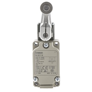 Omron WL Series Roller Lever Limit Switch, IP67, PVC, 316L Stainless Steel, Brass, Ethylene Propylene Diene Monomer, 