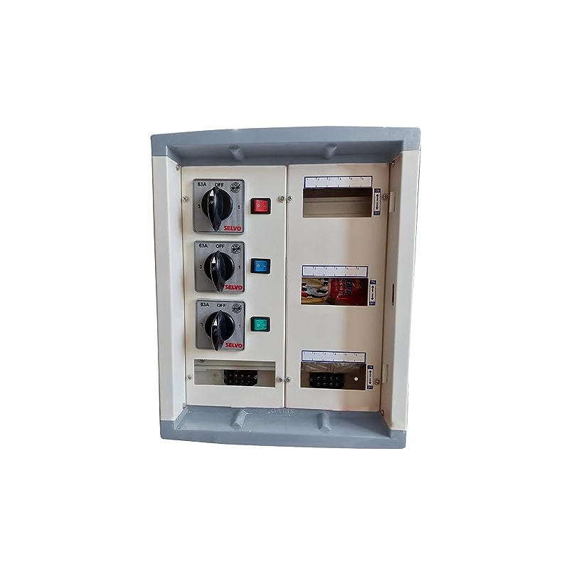 selvo-6-ways-tpn-phase-selector-distribution-board-fitted-with-1-pole-3-ways-63a-rotary-switches-duly-wired-gseltps11063-57498-1