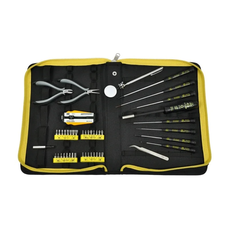 CK 46 Piece Engineer Tool Kit with Pouch VDE 1000V Approved T5956