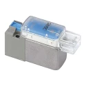 SMC Pneumatic Solenoid Valve NC Solenoid/Spring 3-Port Manifold Mount Resin Body 24V dc VQ100