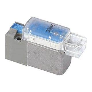 SMC Pneumatic Solenoid Valve NC Solenoid/Spring 3-Port Manifold Mount Resin Body 24V dc VQ100