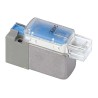 SMC Pneumatic Solenoid Valve NC Solenoid/Spring 3-Port Manifold Mount Resin Body 24V dc VQ100