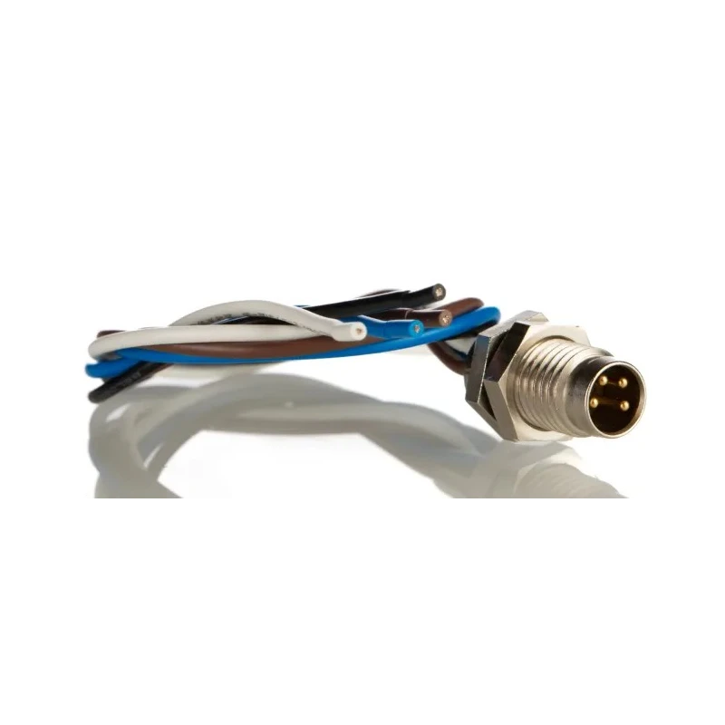 Brad from Molex Sensor Actuator Cable Male 4 Way M8, Straight to 4 Way Unterminated, 200 mm 1200905078