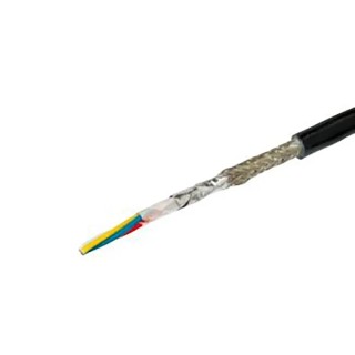 Belden Ha-Vis Etherail Shielded Screened Ethernet Cable 4 Core, Black, 100 m, Electron Beam Cross Linked Cat5e